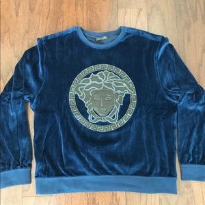 versace sweater blue